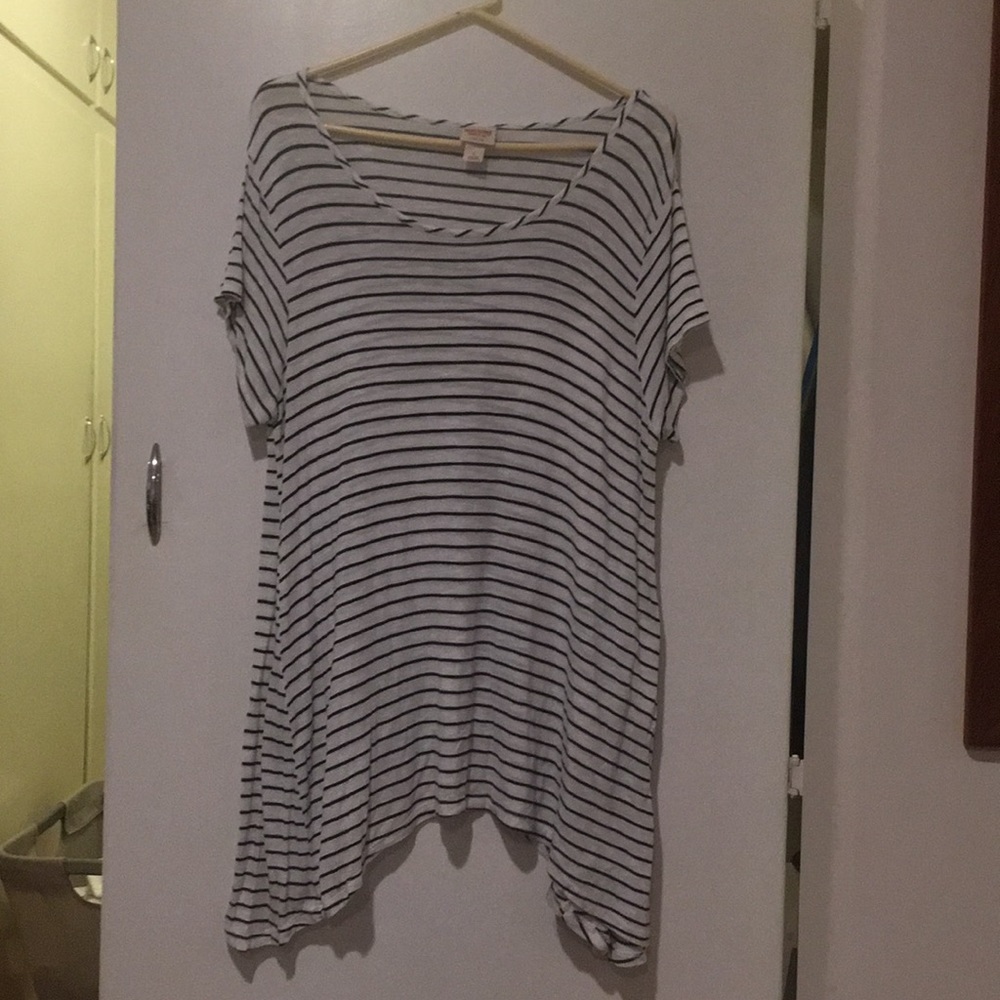 White with black stripes